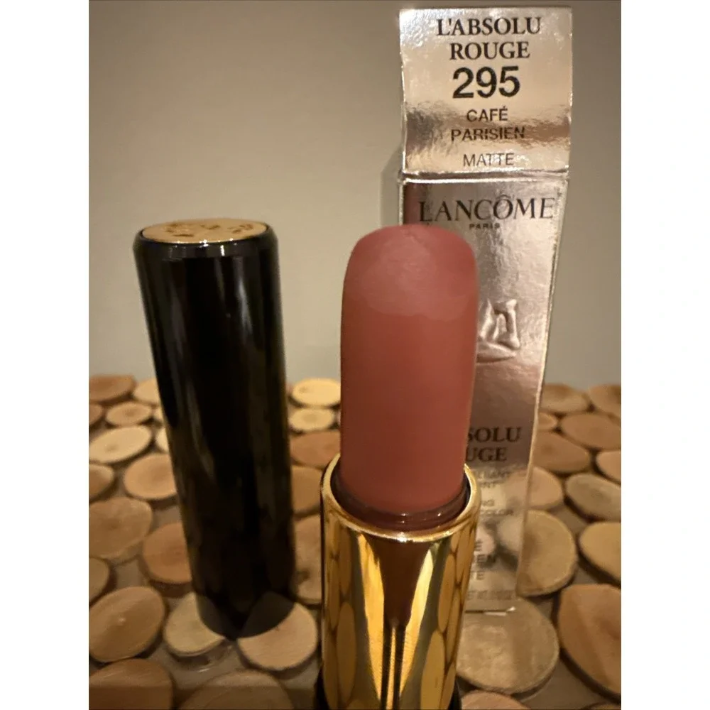Lancome L'Absolu Rouge Lipstick‎ Shade 295 CAFE PARISIEN Matte DAMAGED